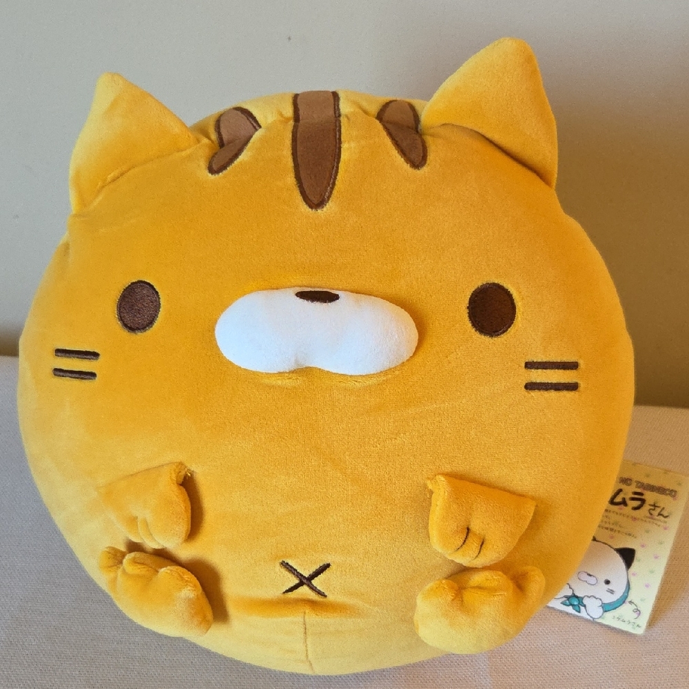 Sasurai No Tabineco Manmaru Mike Calico Orange Tabby Cat plush 2023 NWTs